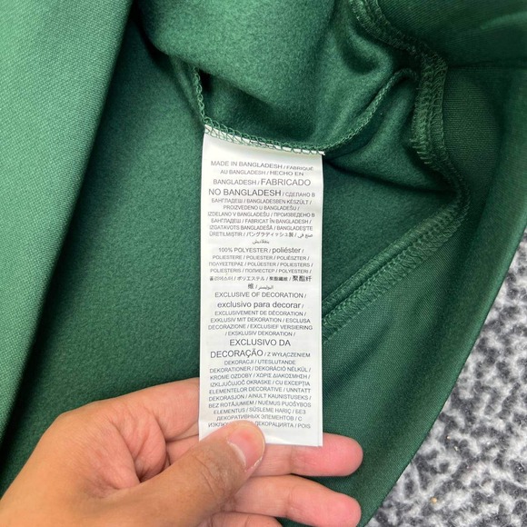 Miami Hurricanes Hoodie Men Large Green Fanatics Pullover Long Sleeve New L - Picture 6 of 7